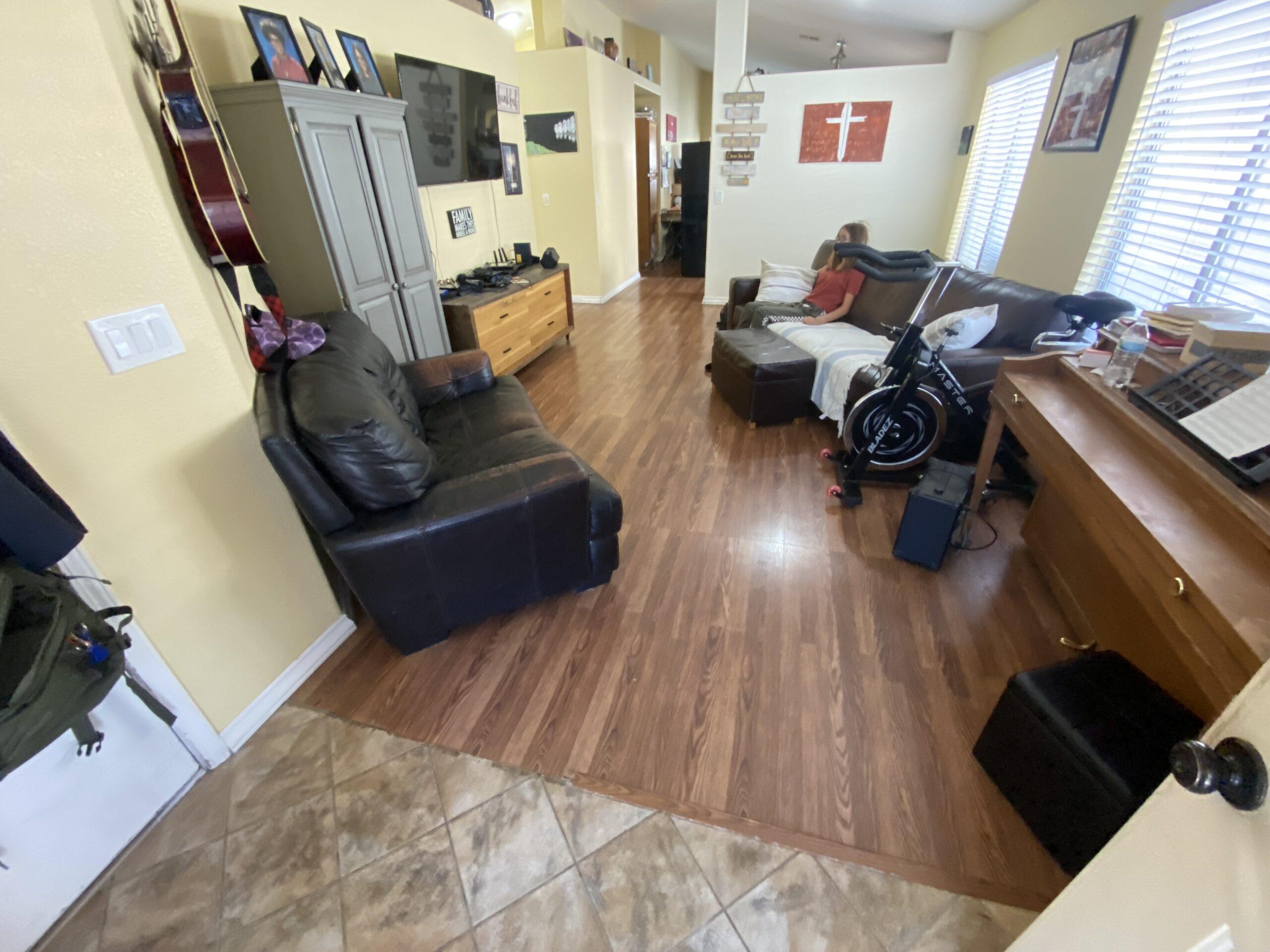 Restored House After Water Damage